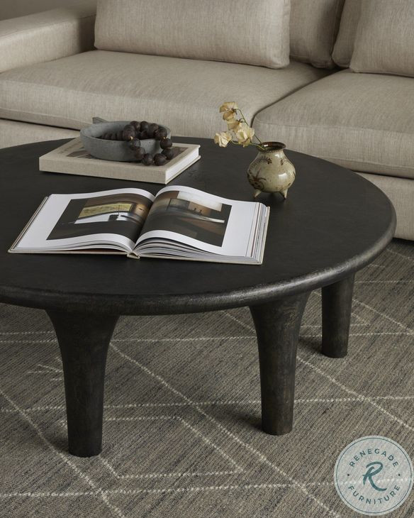 Kelden Raw Black Coffee Table