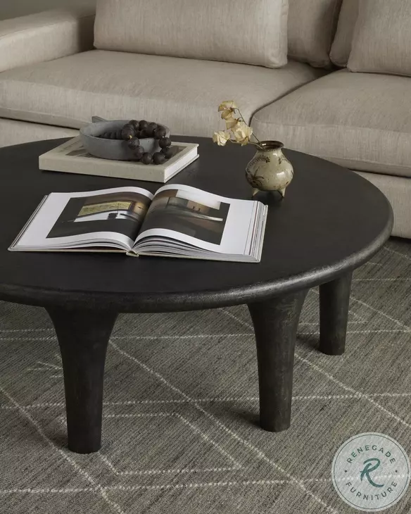 Kelden Raw Black Coffee Table
