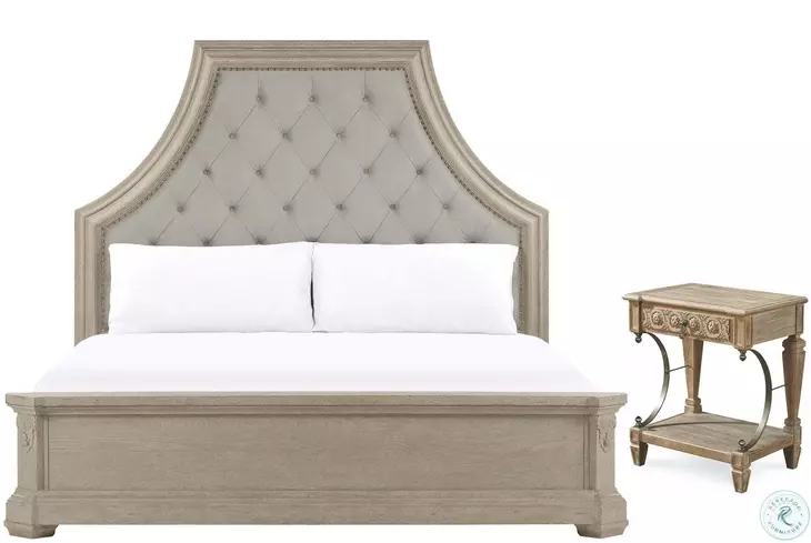 Arch Salvage Parchment Gabriel Bedside Chest