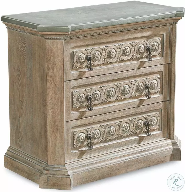Arch Salvage Parchment Gabriel Bedside Chest