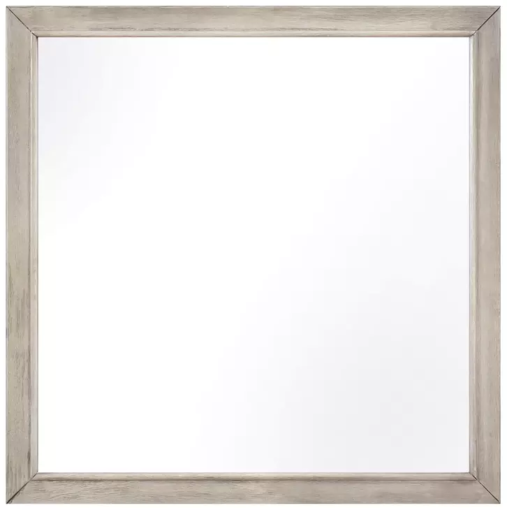 Everett Gray Square Dresser Mirror