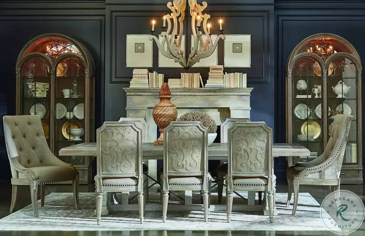 Arch Salvage Neutral And Parchment Mills Side Chair Set of 2