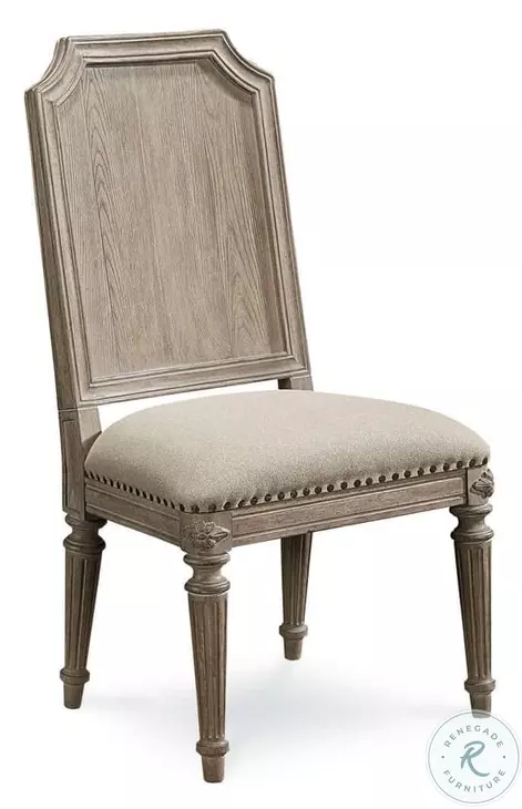 Arch Salvage Neutral And Parchment Mills Side Chair Set of 2