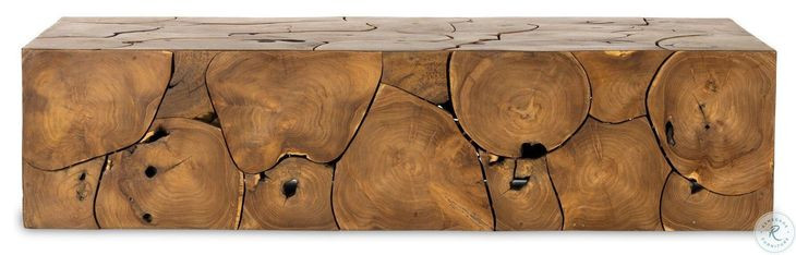 Tomlin Teak Root Rectangular Outdoor Coffee Table