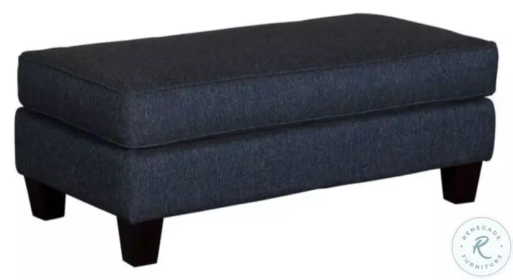 Truth or Dare Navy Ottoman