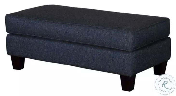 Truth or Dare Navy Ottoman