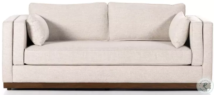 Lawrence Nova Taupe Performance Fabric Loveseat