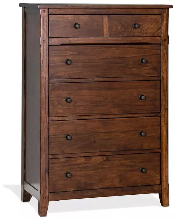 Santa Fe Dark Chocolate 5 Drawer Chest