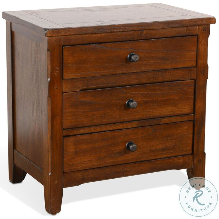 Maple Haze Dark Brown Bedroom Set