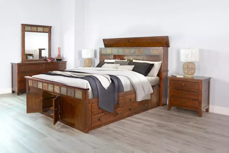 Santa Fe Dark Chocolate 6 Drawer Dresser