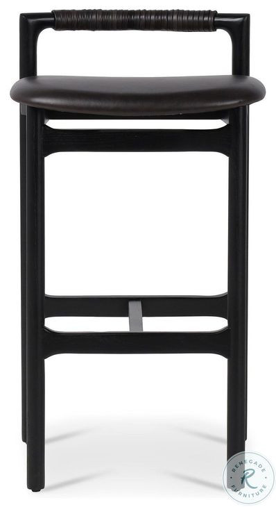 Baden Sonoma Black Bar Stool