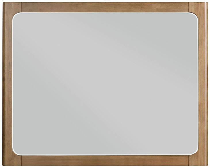 Charlotte Light Brown Rectangular Dresser Mirror