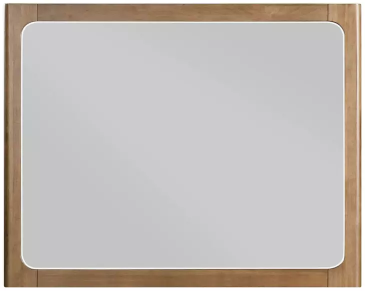 Charlotte Light Brown Rectangular Dresser Mirror