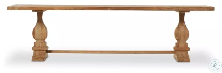 Novell Reclaimed Natural FSC Rectangular Outdoor Dining Room Set