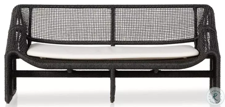 Selma Faux Black Hyacinth Outdoor Living Room Set