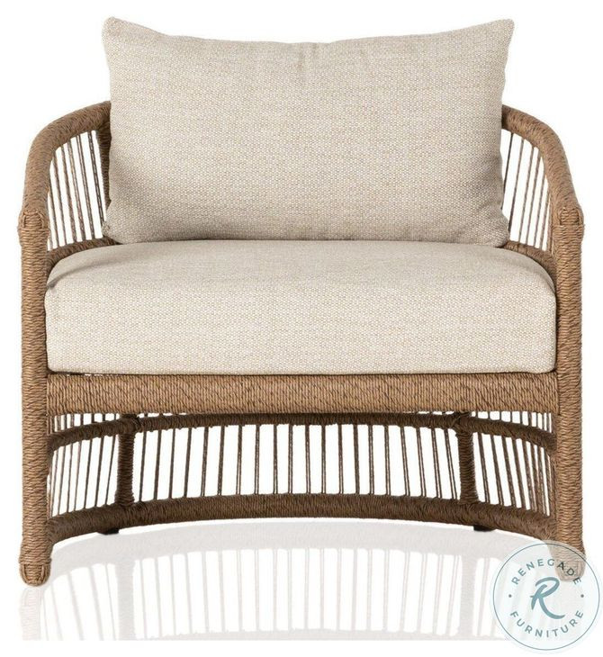 Montecito Faux Dark Hyacinth Outdoor Chair
