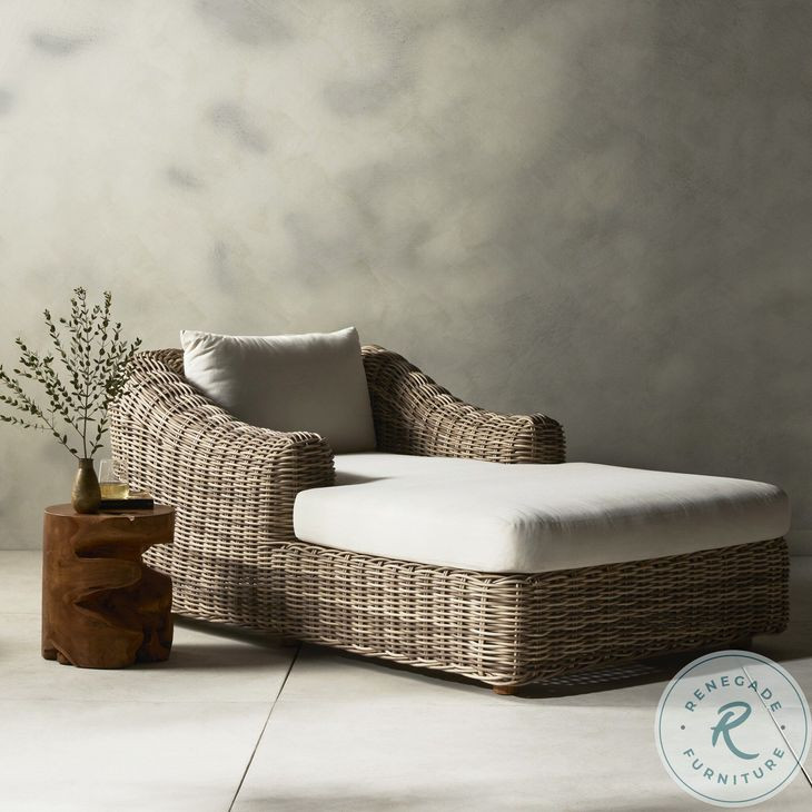 Messina Chunky Sand Woven 106" Outdoor Sofa