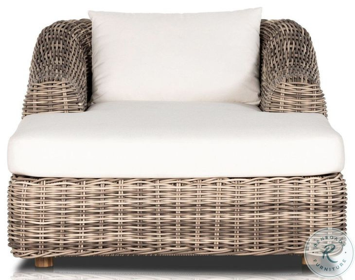Messina Chunky Sand Woven 106" Outdoor Sofa