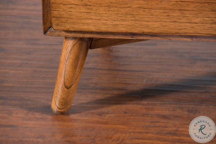 Cinnamon Mindi Medium Brown 5 Drawer Chest