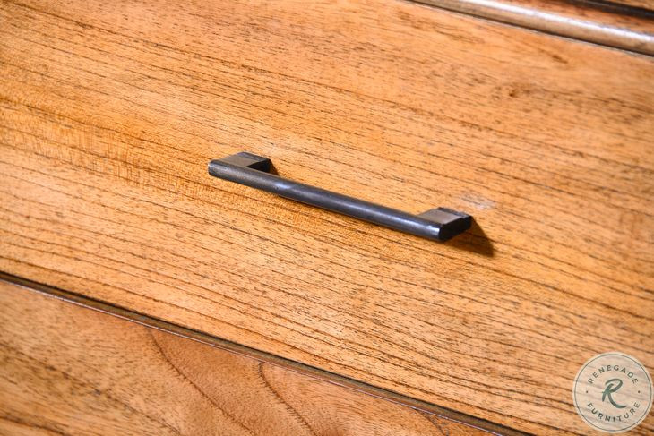 Cinnamon Mindi Medium Brown 6 Drawer Dresser