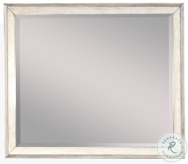 Cinnamon Mindi Gray Rectangular Dresser Mirror