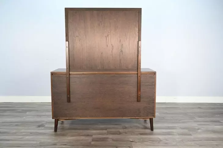 2336WL-D2 Walnut 6 Drawer Dresser