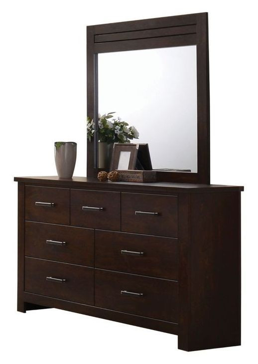 Panang Mahogany Rectangular Dresser Mirror