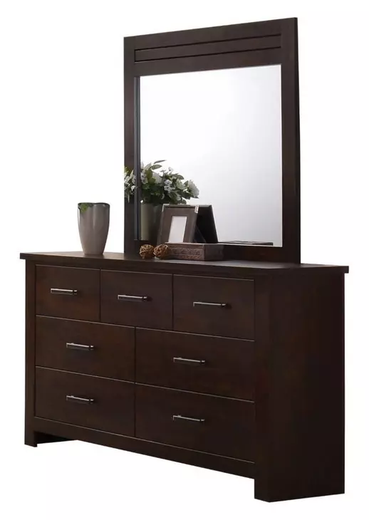 Panang Mahogany Rectangular Dresser Mirror