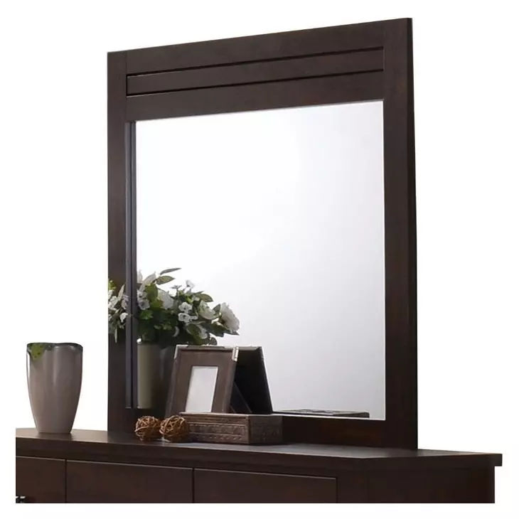 Panang Mahogany Rectangular Dresser Mirror