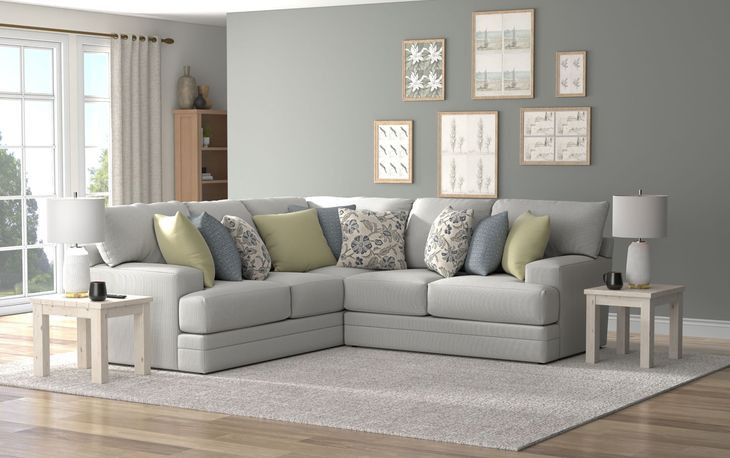 Stockbridge Slate 2 Piece Sectional Loveseat and Section