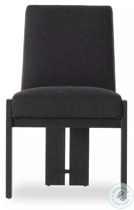Roxy Gibson Black Performance Fabric Dining Chair