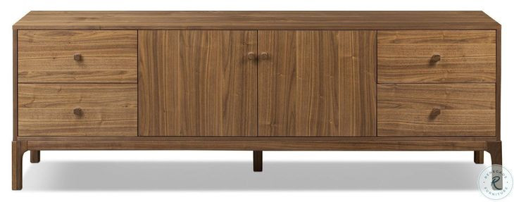 Arturo Natural Walnut Veneer 78" Media Console