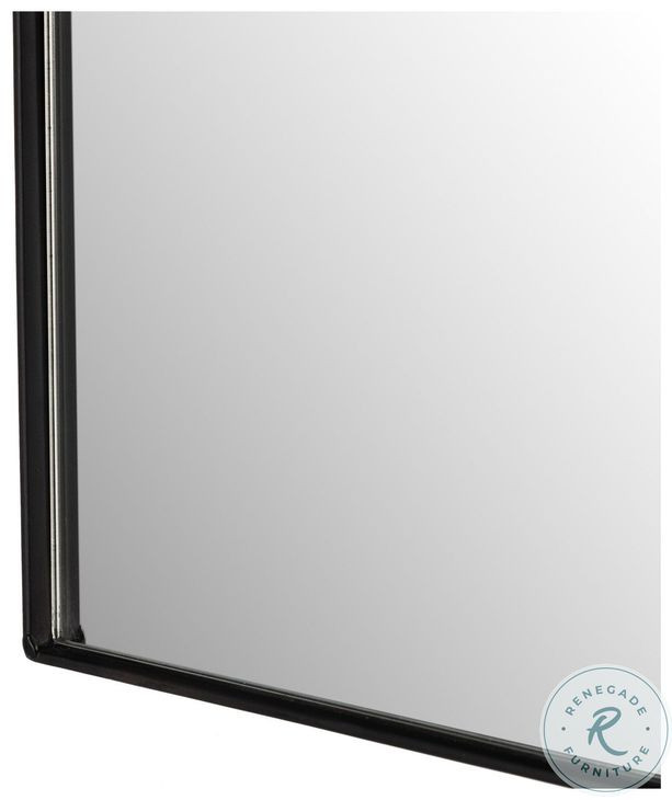 Jacques Gunmetal Small Irregular Mirror