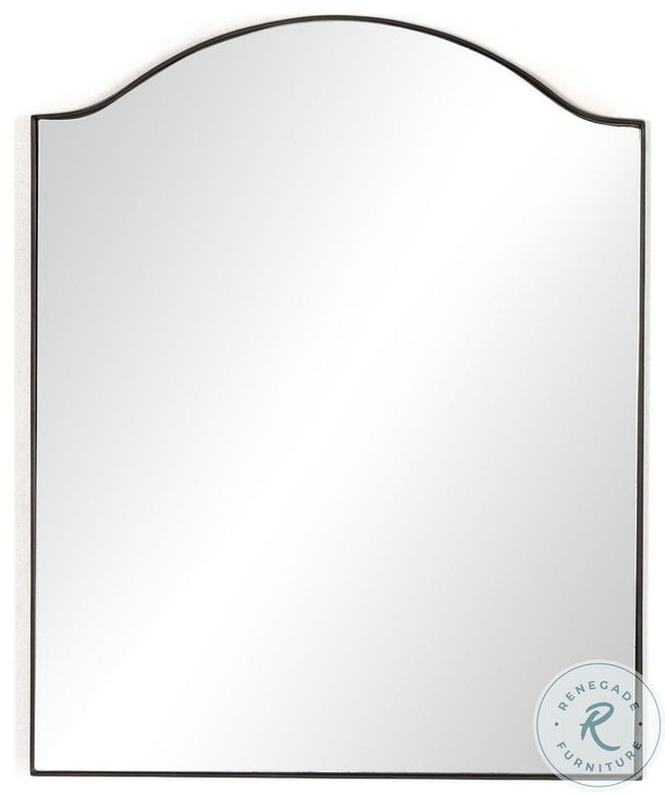 Jacques Gunmetal Small Irregular Mirror