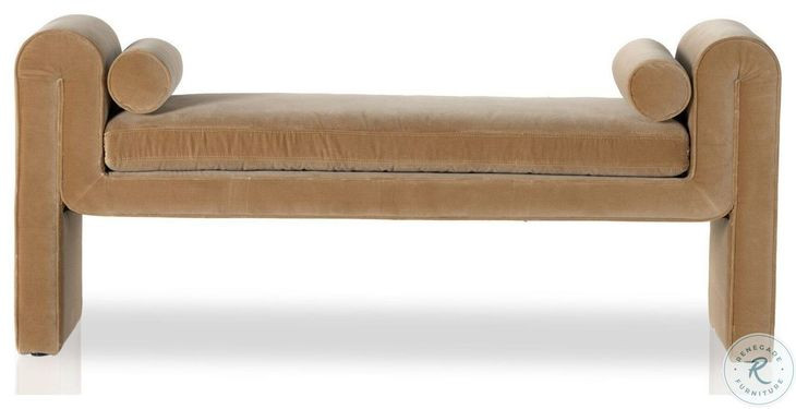 Mitchell Surrey Camel 63" Accent Bench