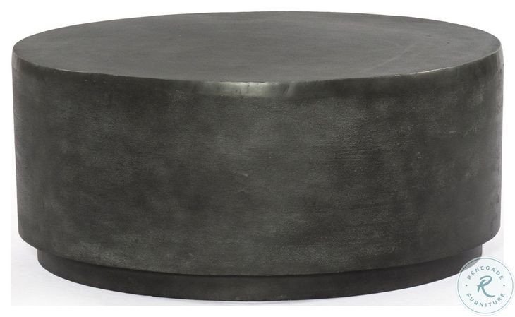 Javi Aged Grey Outdoor Round Occassional Table Set