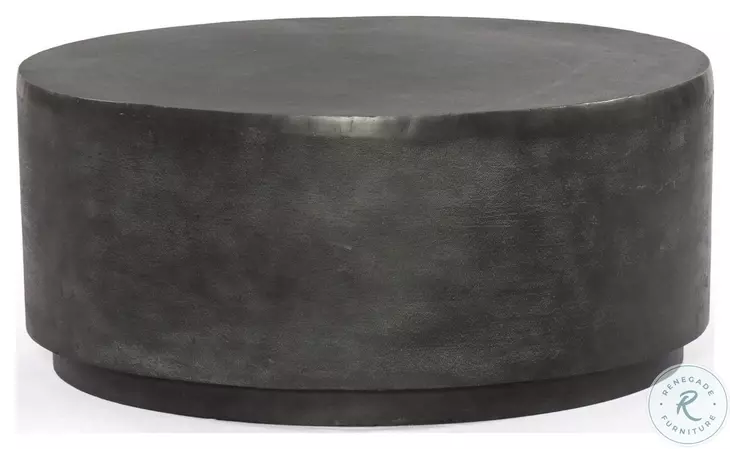 Javi Aged Grey Outdoor Round Occassional Table Set
