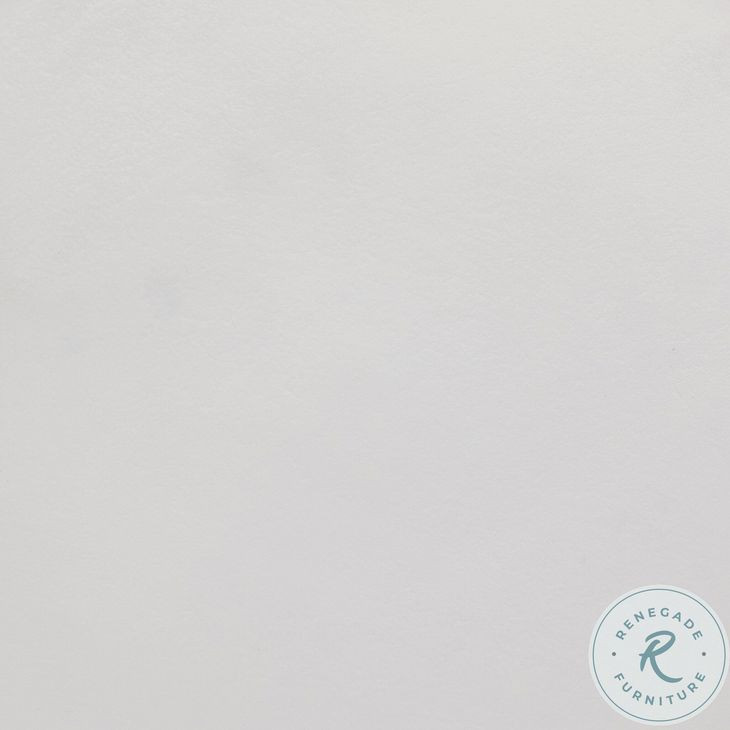 Javi Matte White Cast Aluminum Outdoor Round End Table