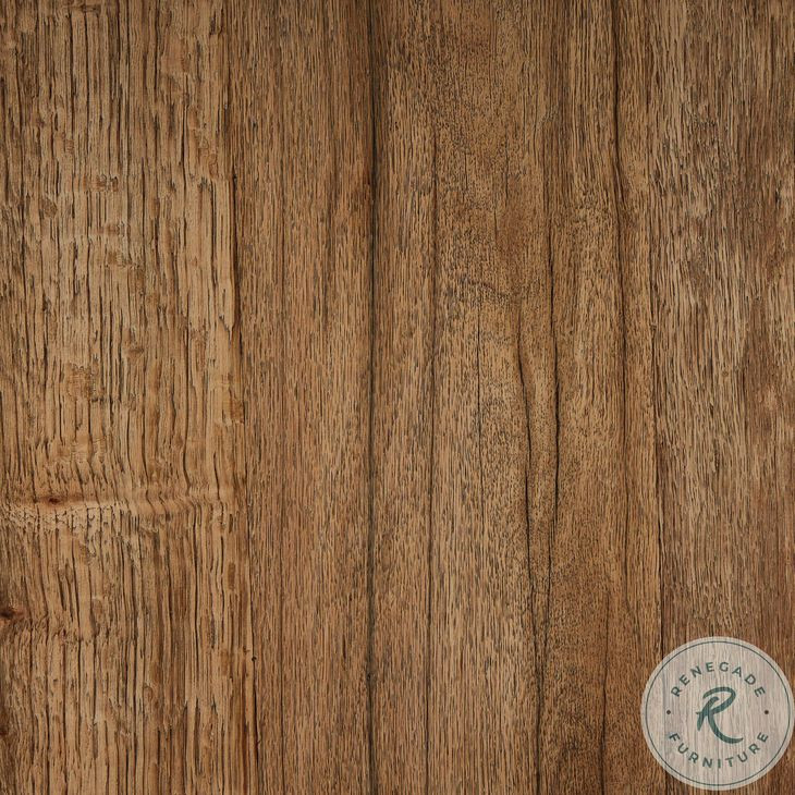 Brinton Rustic Oak Veneer 78" Console Table