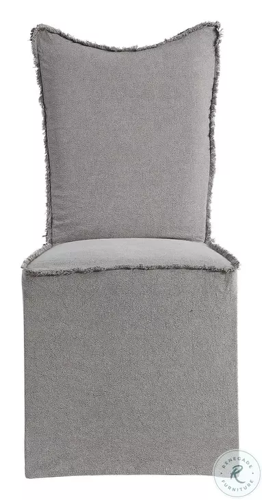 Narissa Stonewashed Gray Dining Chair Set of 2