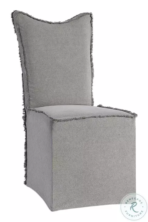 Narissa Stonewashed Gray Dining Chair Set of 2