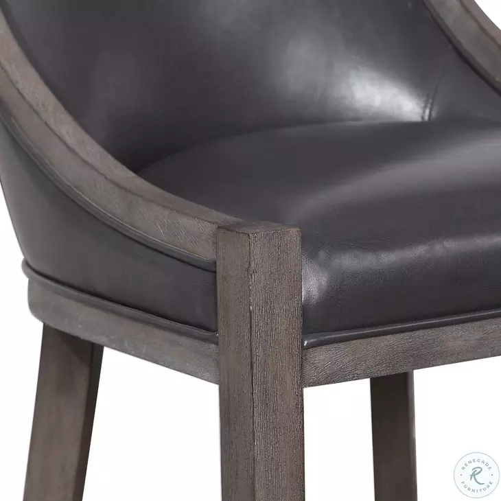 Riven Steel Gray Counter Height Stool