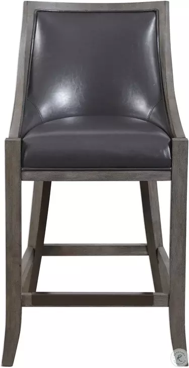 Elowen Steel Gray Counter Height Stool