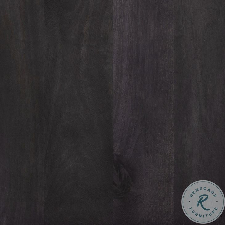 Sydney Black Wash Mango Large 3 Drawer Nightstand