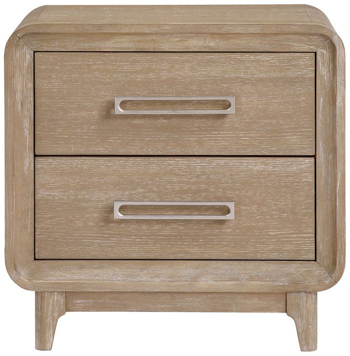Wilshire Natural 2 Drawer Nightstand