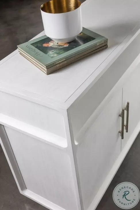 Signature Designs Arctic White Marcel TV Stand