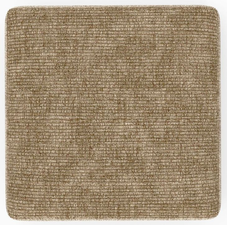 Avondale Burlap Upholstered Rectangular Ottoman