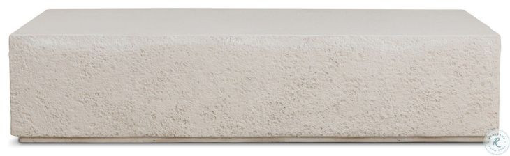 Otero Matte Stone Rectangular Outdoor Coffee Table