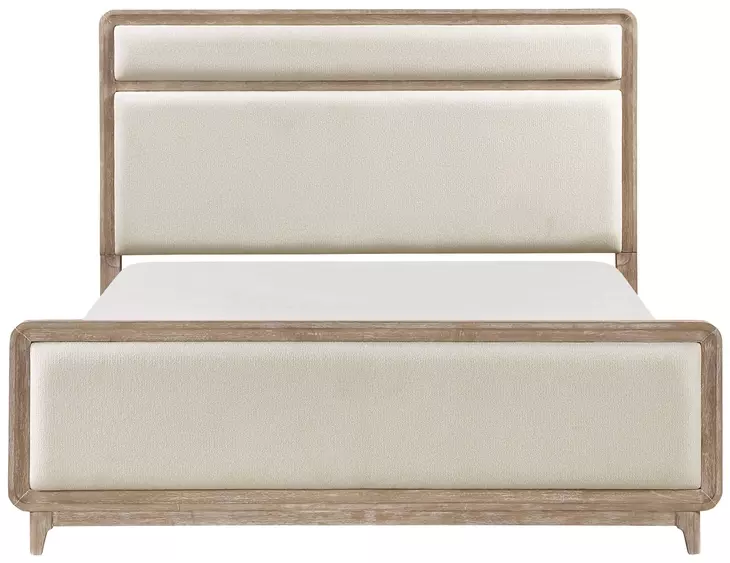 Wilshire Natural Upholstered Panel Bedroom Set