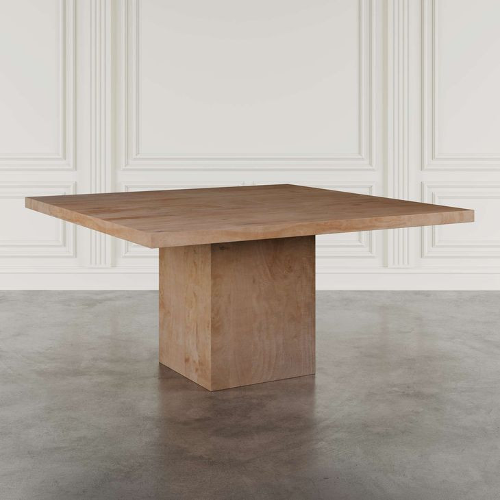 Sequoia Rustic Brown 60" Square Dining Table